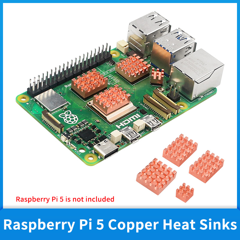 Raspberry Pi Water Cooling Kit - Raspberry Pi 5 Heat Sink Copper